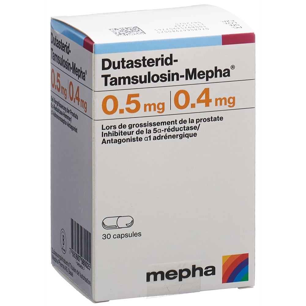 Dutasterid-Tamsulosin-Mepha 0.5 mg/0.4 mg, Kapseln