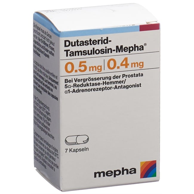 DUTASTERID Tamsulosin Mepha caps 0.5/0.4mg 30 pce