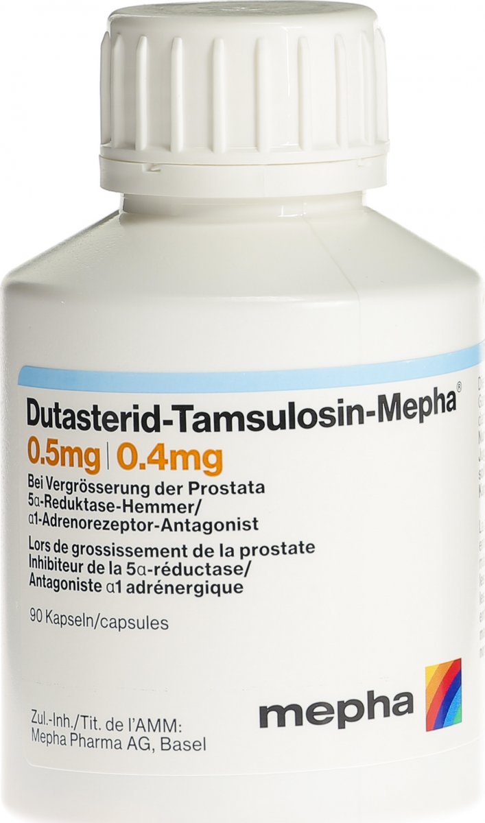 DUTASTERID Tamsulosin Mepha caps 0.5/0.4mg 90 pce