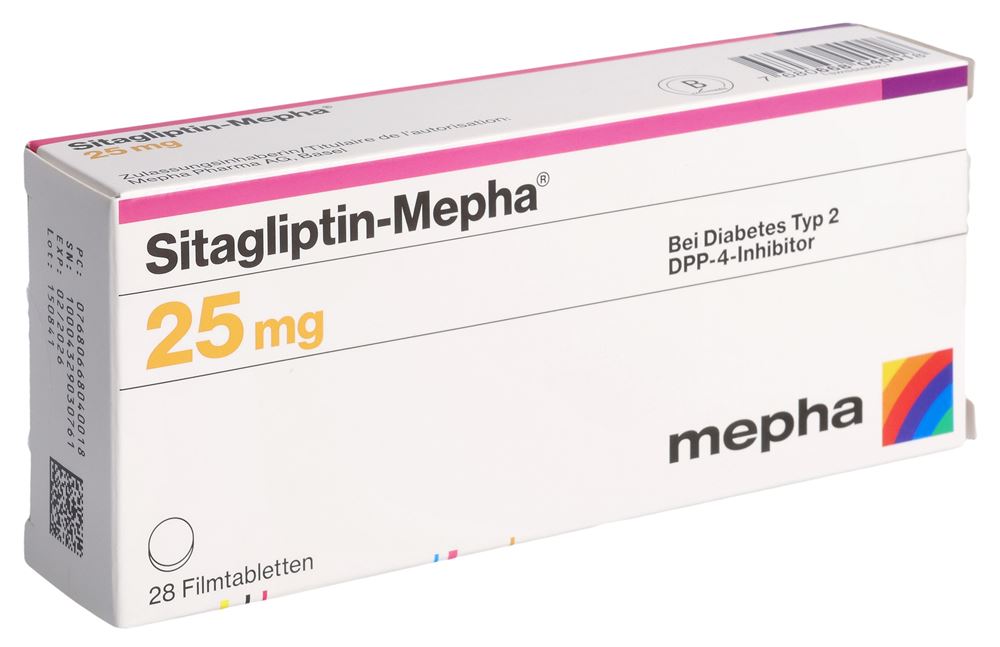 Sitagliptin-Mepha 25 mg, Filmtabletten