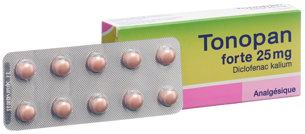 TONOPAN forte drag 25 mg 10 pce