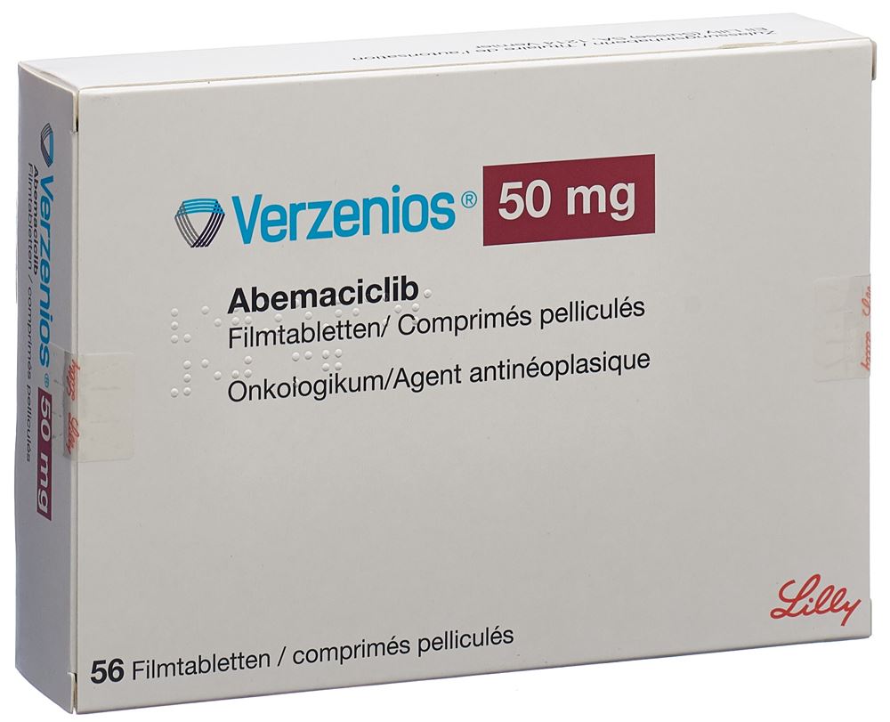 Verzenios 50 mg, comprimés filmés