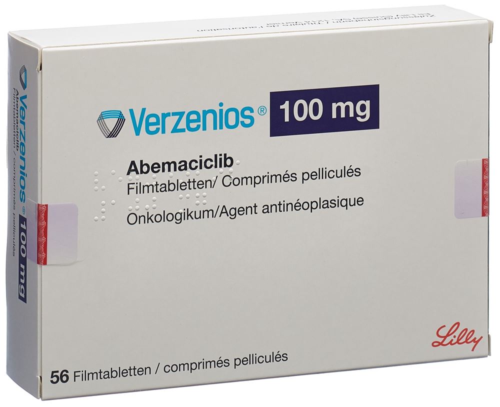 Verzenios 100 mg, comprimés filmés