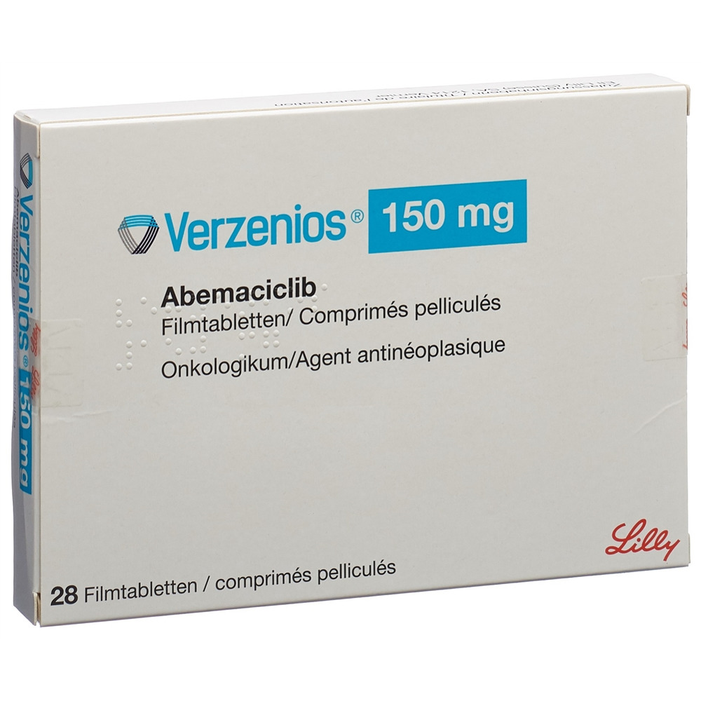 Verzenios 150 mg, comprimés filmés