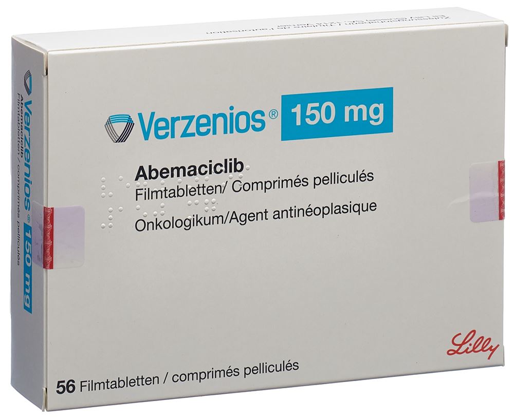 Verzenios 150 mg, comprimés filmés