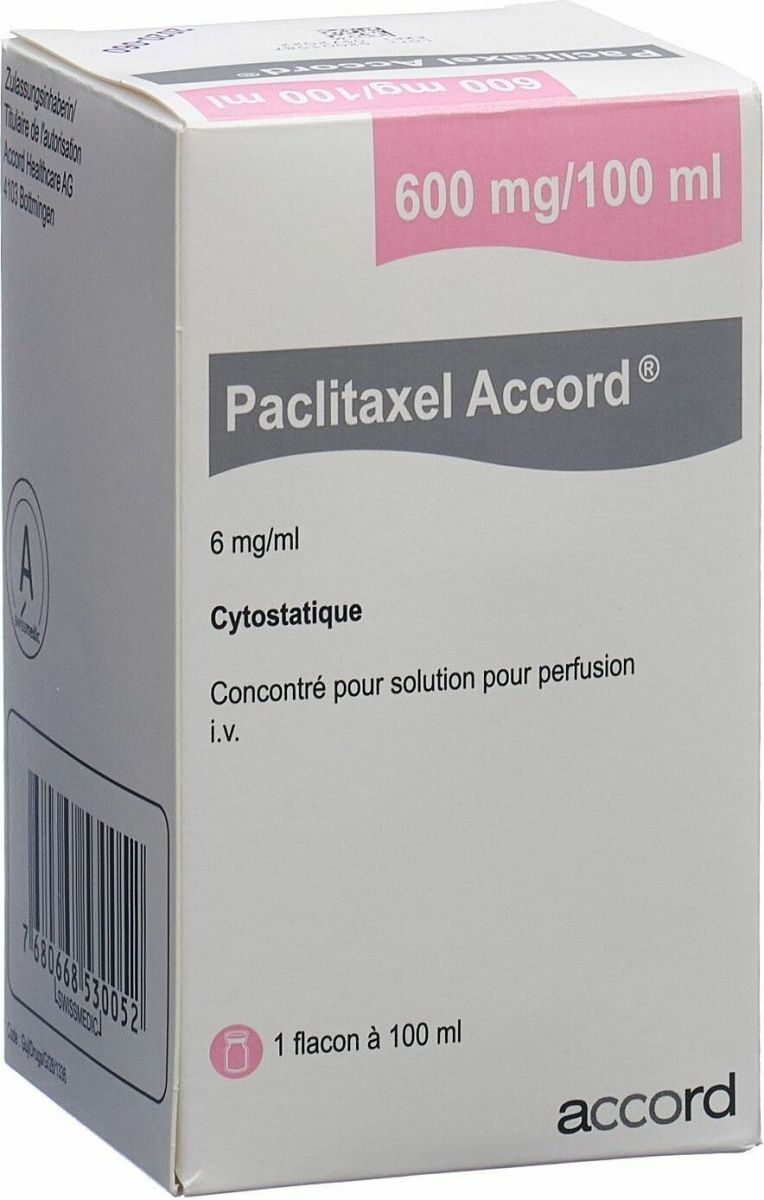 PACLITAXEL Accord 600 mg/100ml flac 100 ml