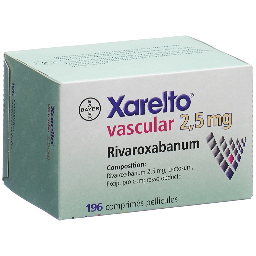Xarelto vascular 2,5 mg, Filmtabletten