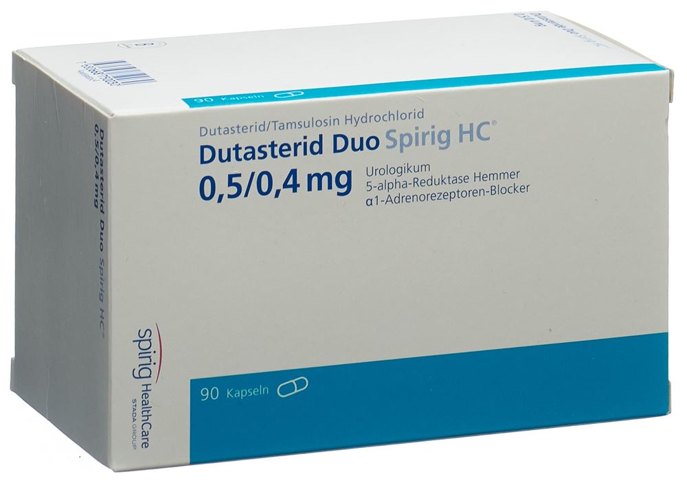 DUTASTERIDE DUO Spirig HC caps 0.5mg/0.4mg 90 pce