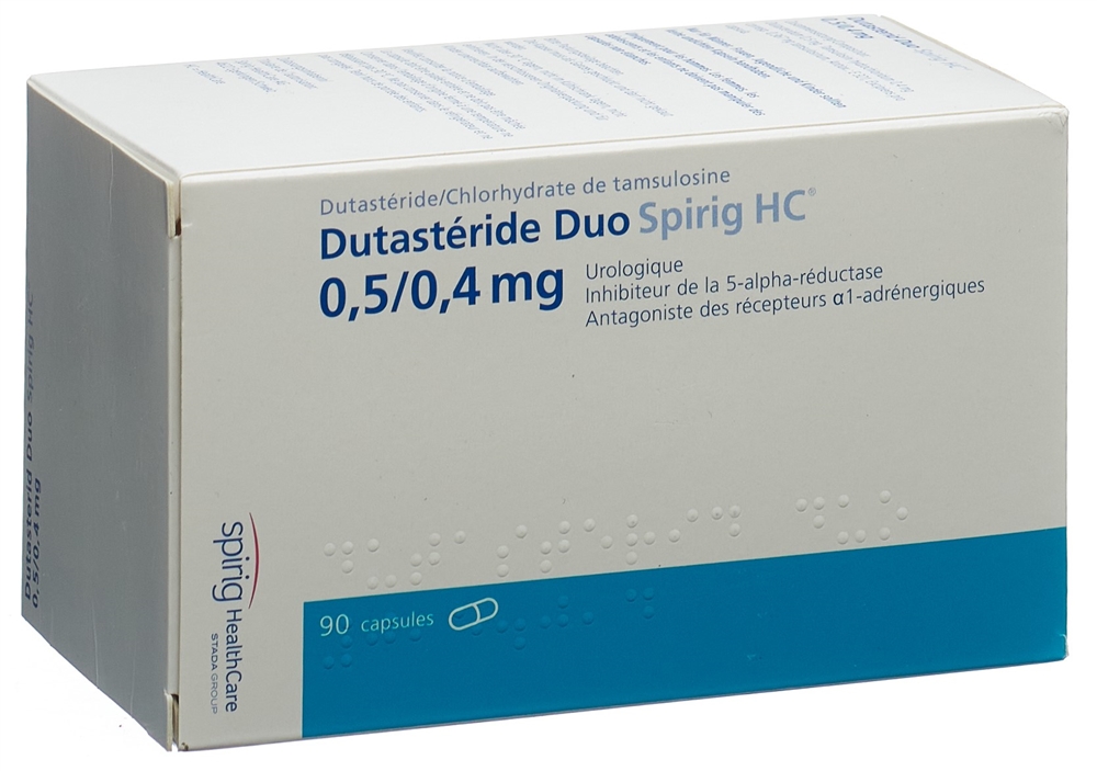 DUTASTERIDE DUO Spirig HC caps 0.5mg/0.4mg 90 pce
