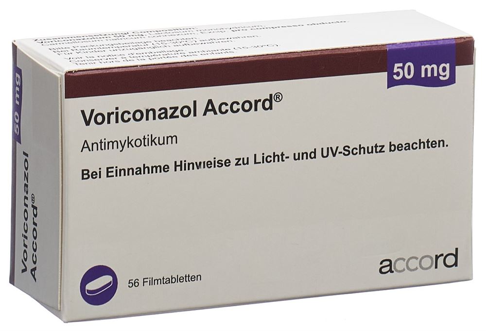 Voriconazol Accord 50 mg, Filmtabletten