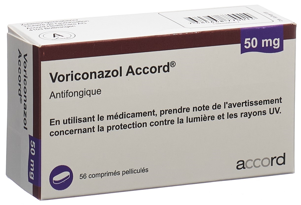 Voriconazol Accord 50 mg, Filmtabletten