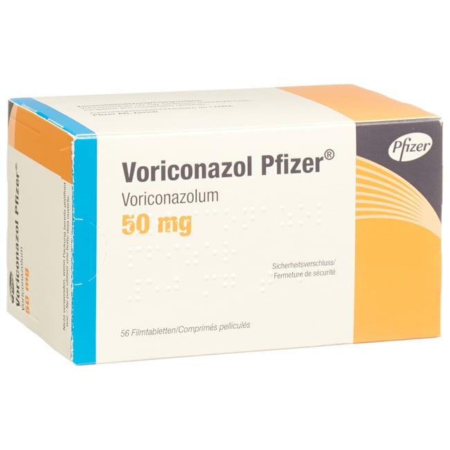 VORICONAZOL Accord cpr pell 50 mg 56 pce