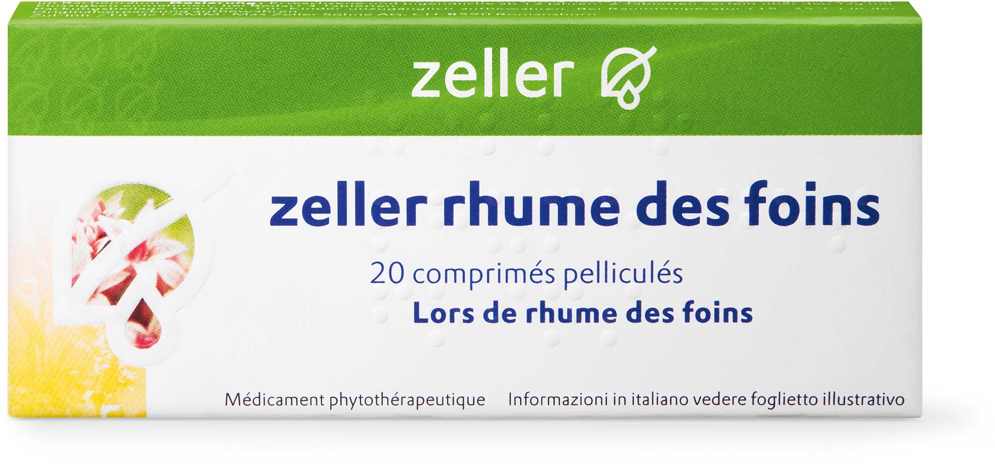 ZELLER rhume des foins cpr pell 20 pce