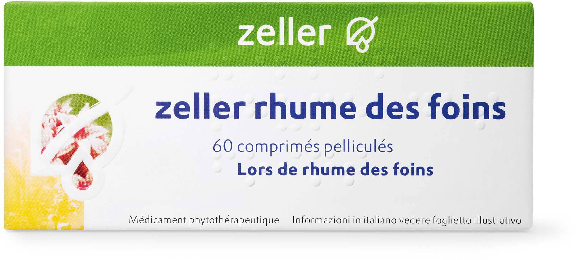 ZELLER rhume des foins cpr pell 60 pce