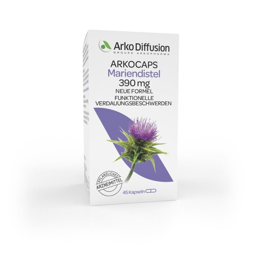 Arkocaps Chardon Marie 390 mg nouvelle formule, gélules
