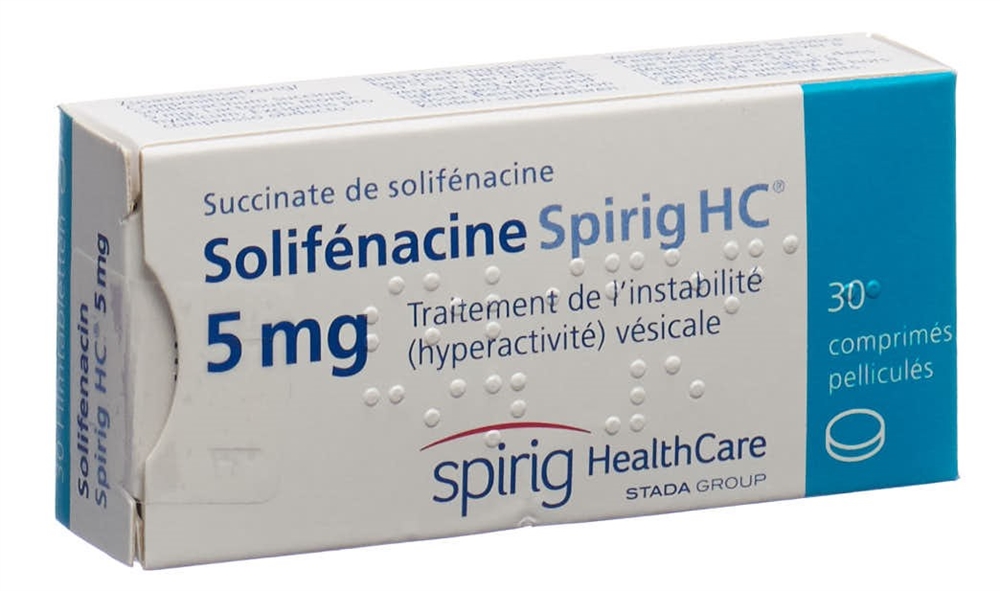 SOLIFENACINE Spirig HC cpr pell 5 mg 30 pce
