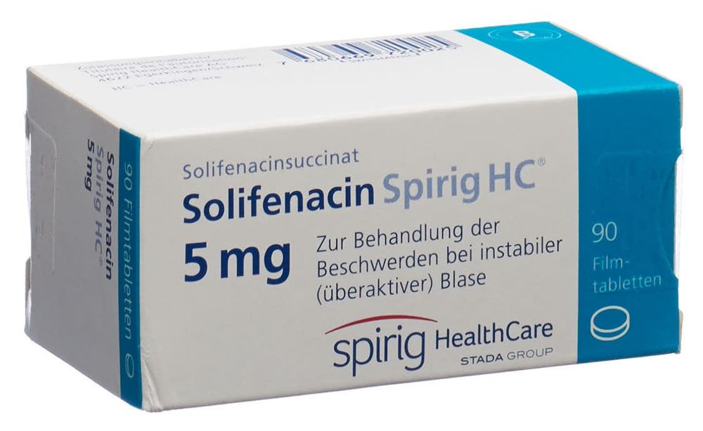 SOLIFENACINE Spirig HC cpr pell 5 mg 90 pce