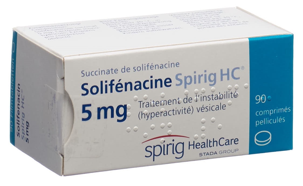 SOLIFENACINE Spirig HC cpr pell 5 mg 90 pce