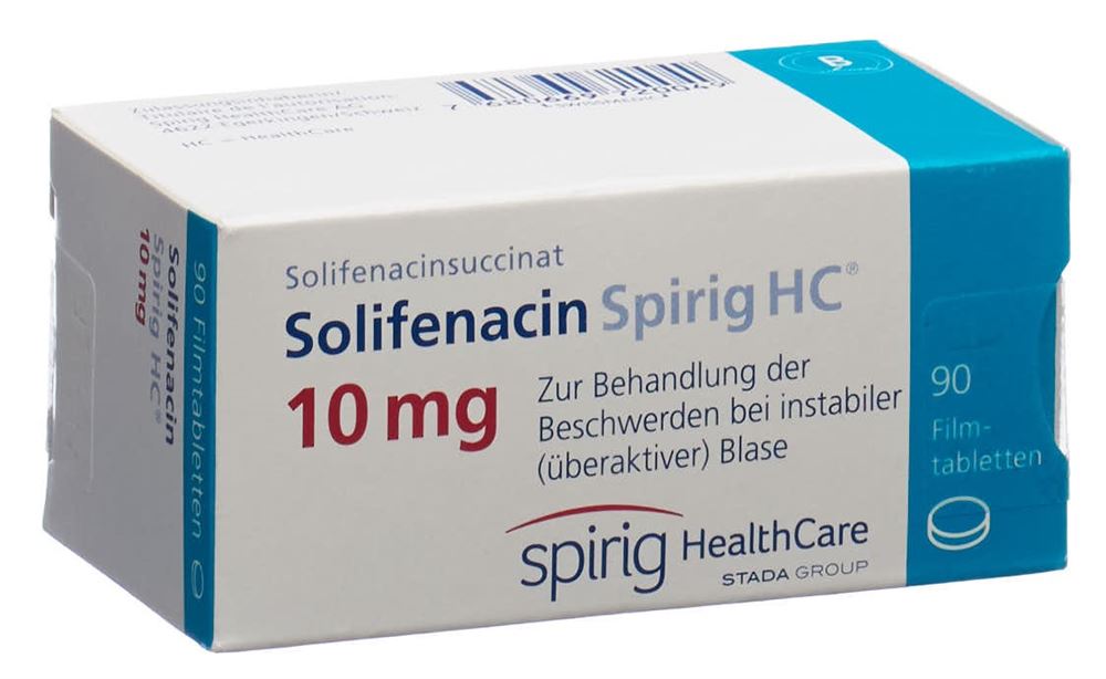 SOLIFENACINE Spirig HC cpr pell 10 mg 90 pce
