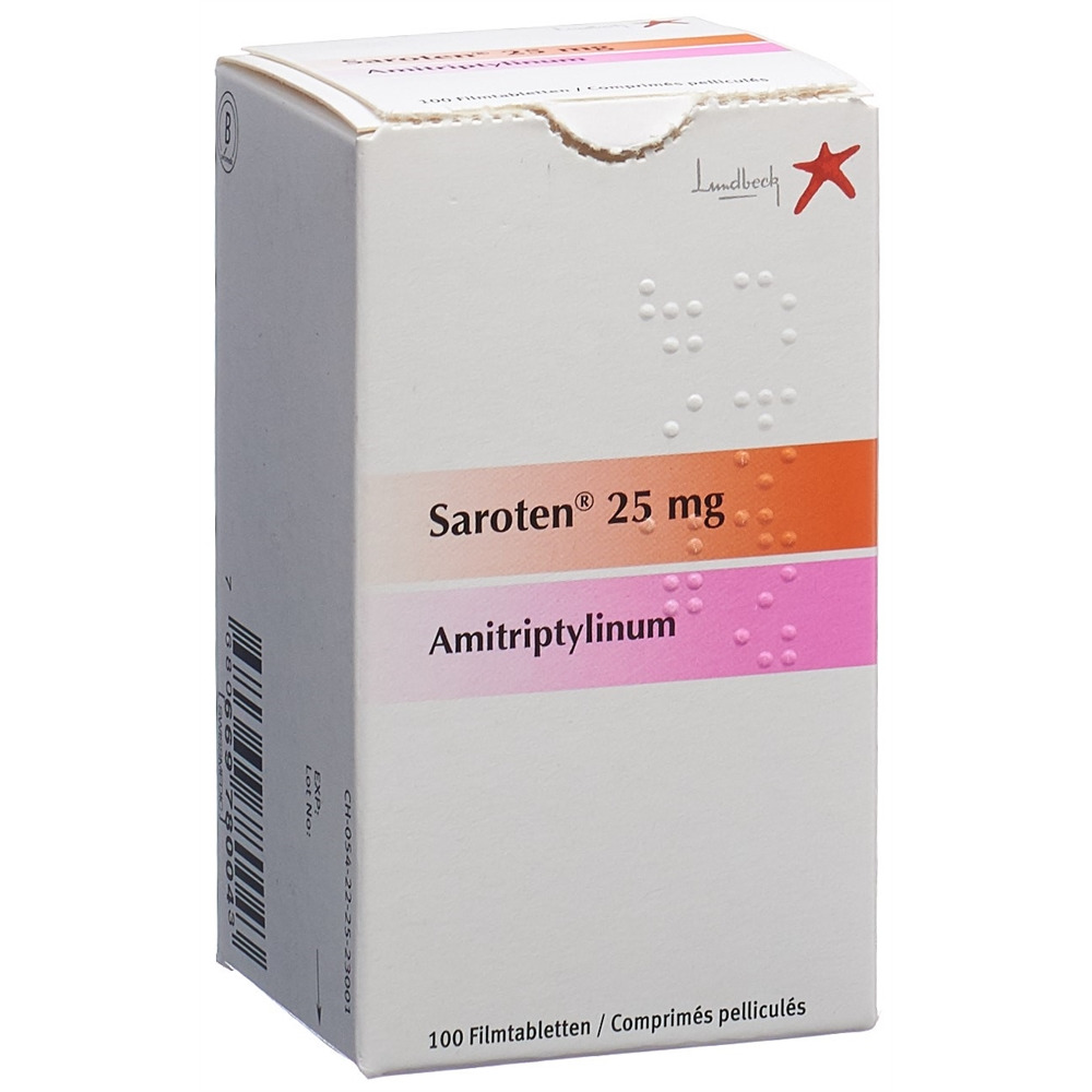 SAROTEN cpr pellic 25 mg flacon 100 pce