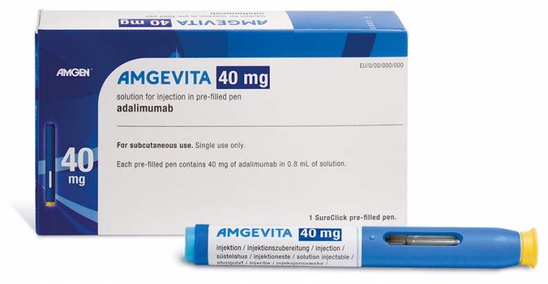 Amgevita 40 mg/0.8 ml, Injektionslösung in einer Fertigspritze