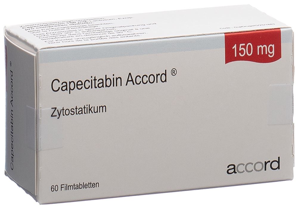 CAPECITABIN Accord cpr pellic 150 mg 60 pce