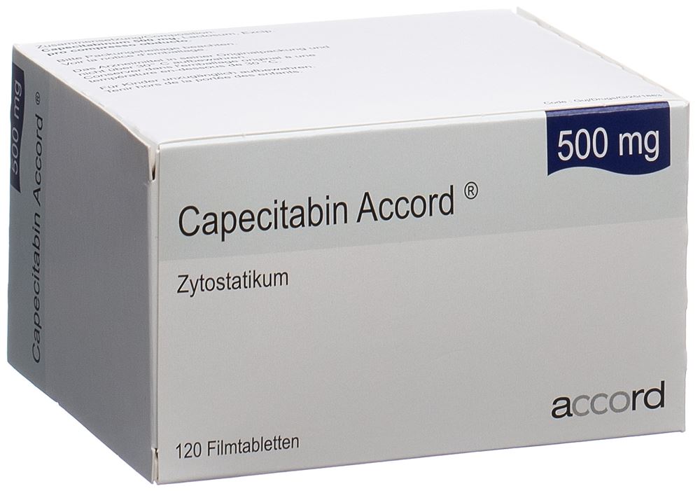 CAPECITABIN Accord cpr pellic 500 mg 120 pce