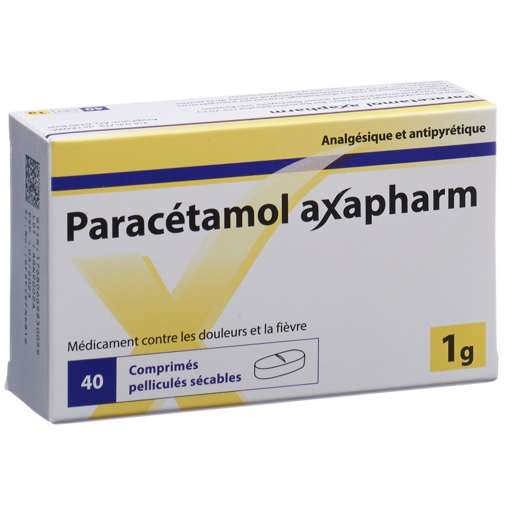 Paracetamol axapharm 1 g, Filmtabletten