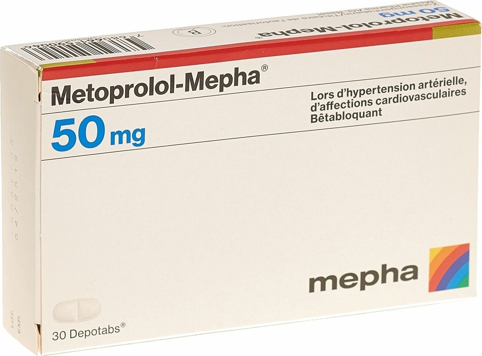 METHYLPHENIDAT Mepha LA depocaps 40 mg bte 100 pce