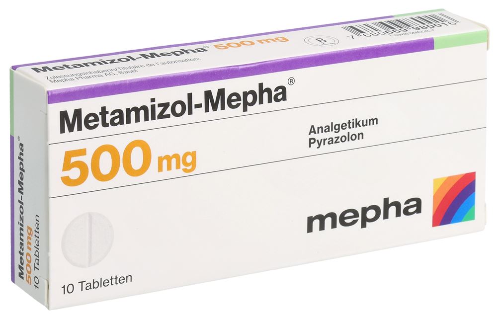 Metamizol-Mepha 500 mg, Tablette