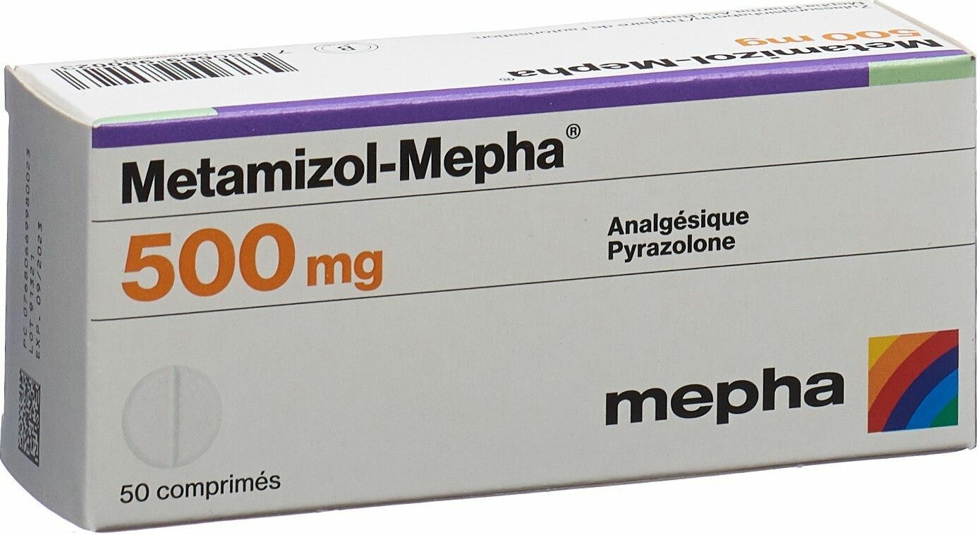 METAMIZOL Mepha cpr 500 mg 50 pce