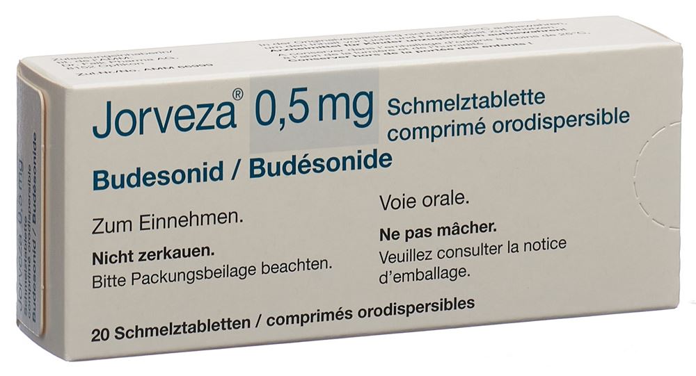 Jorveza 0.5 mg, Schmelztabletten