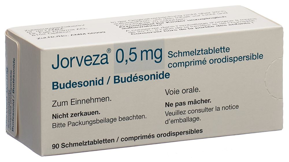 JORVEZA cpr orodisp 0.5 mg 90 pce