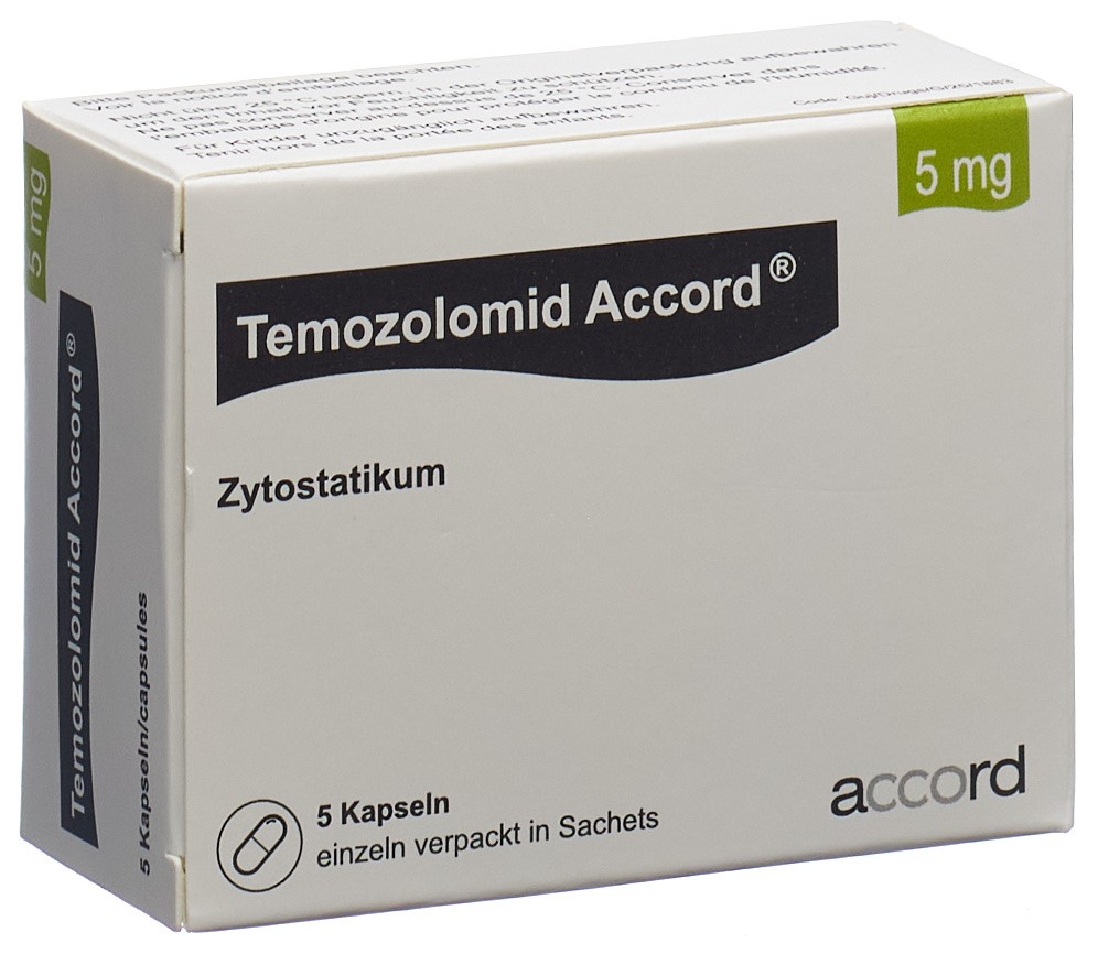 TEMOZOLOMID Accord caps 5 mg 5 pce