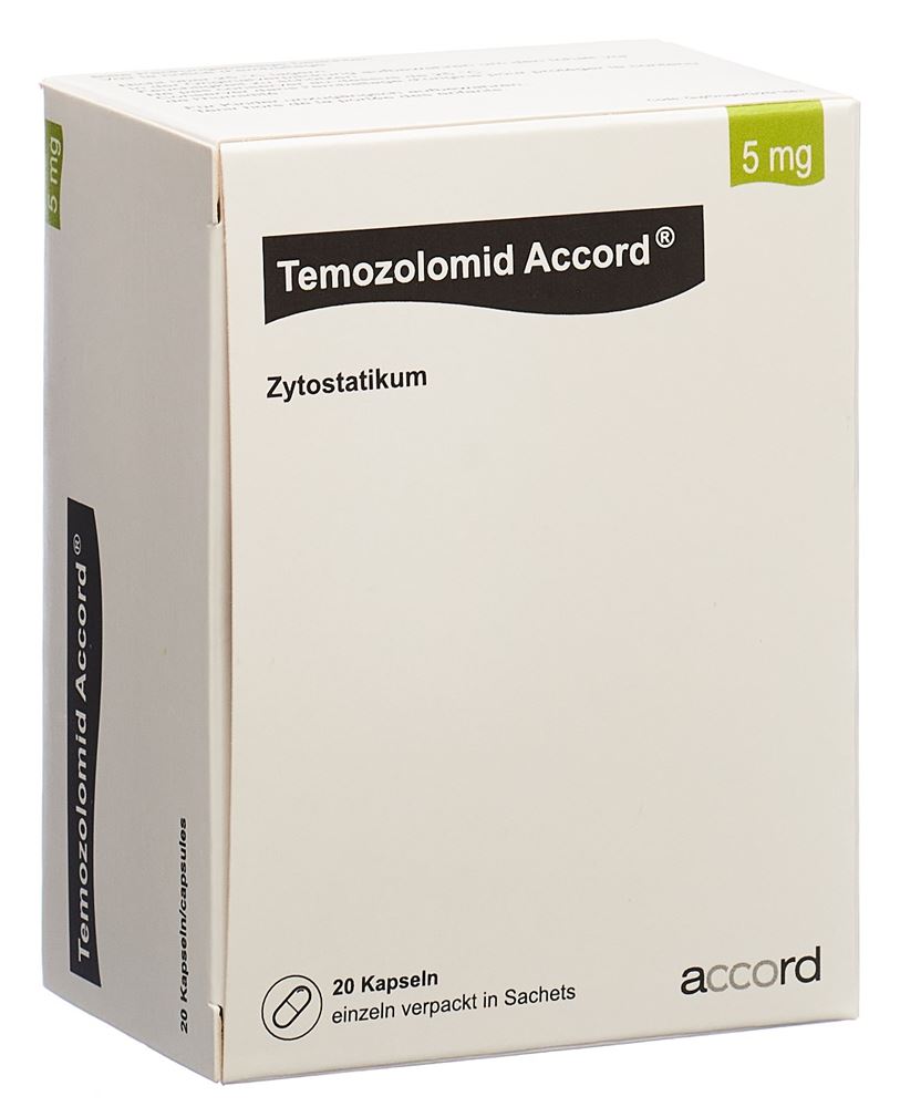 TEMOZOLOMID Accord caps 5 mg 20 pce