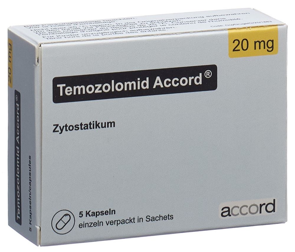 Temozolomid Accord 20 mg, Kapseln