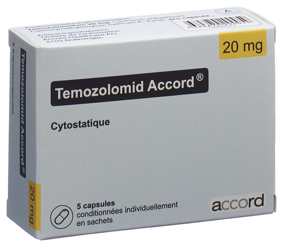Temozolomid Accord 20 mg, Kapseln