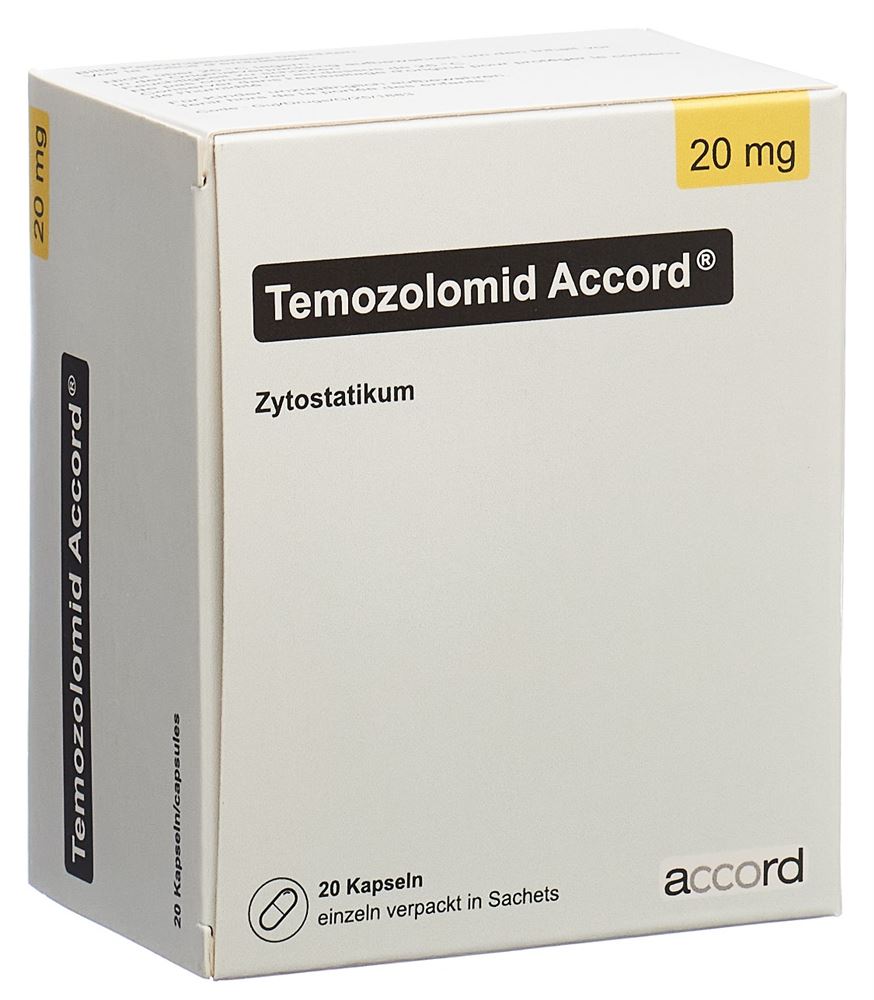 TEMOZOLOMID Accord caps 20 mg sach 20 pce