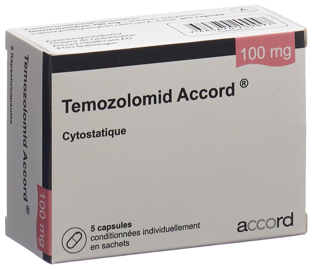 Temozolomid Accord 100 mg, Kapseln