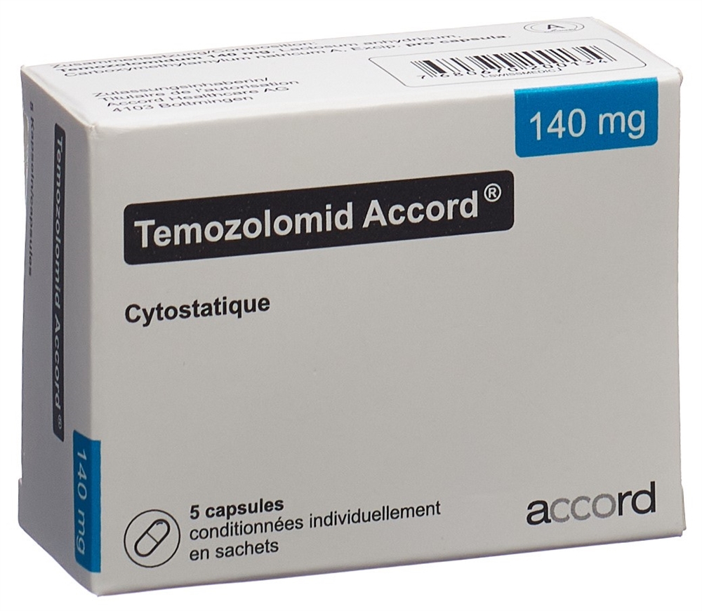 Temozolomid Accord 140 mg, Kapseln