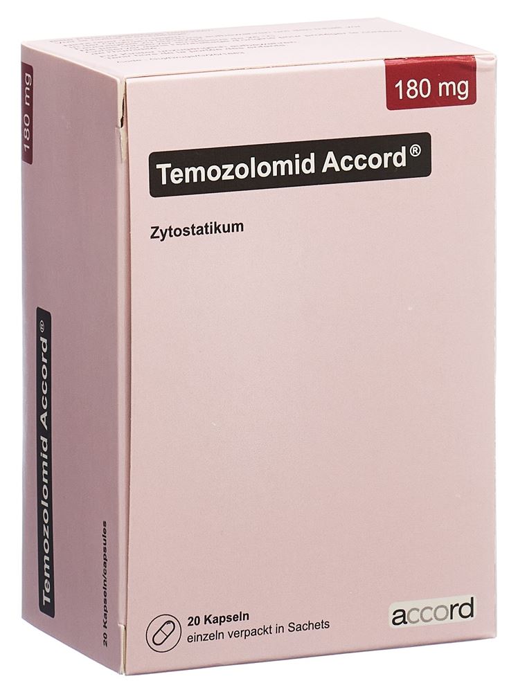 Temozolomid Accord 180 mg, Kapseln