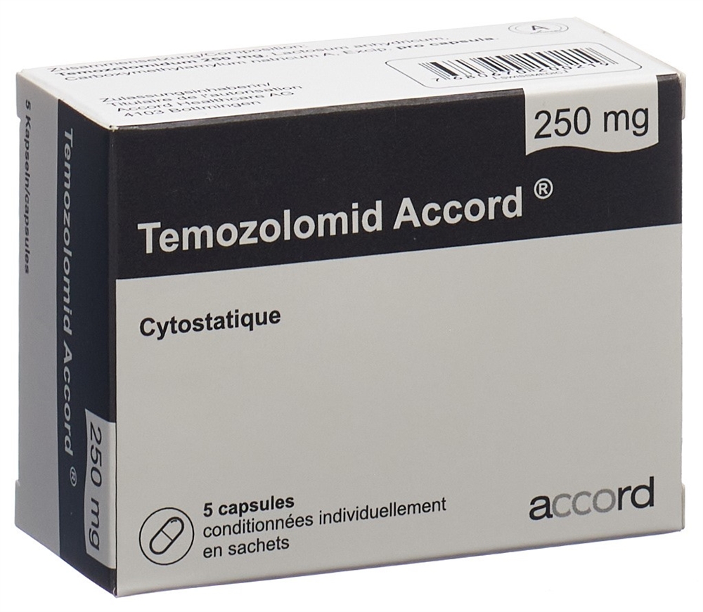 TEMOZOLOMID Accord caps 250 mg 5 pce