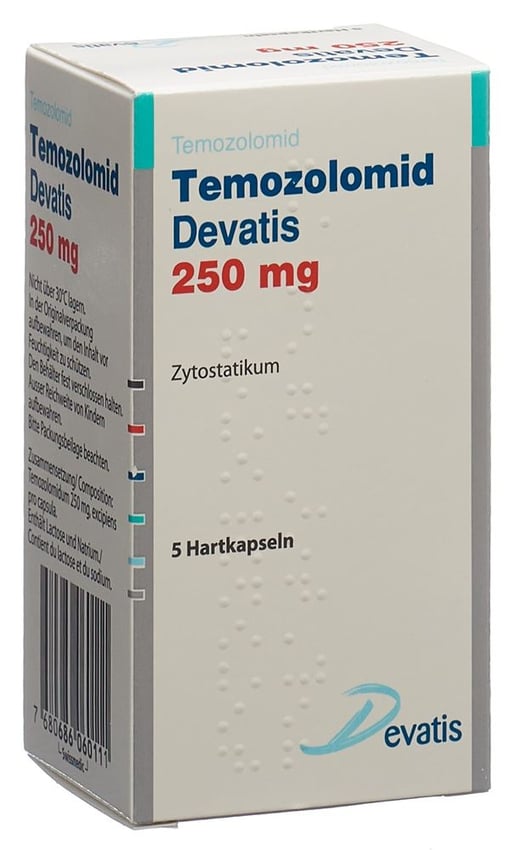 TEMOZOLOMID Accord caps 250 mg sach 5 pce