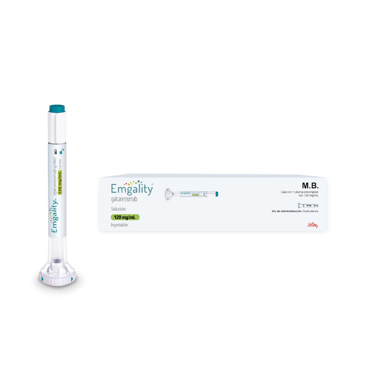 Emgality 120 mg, solution injectable en stylo prérempli