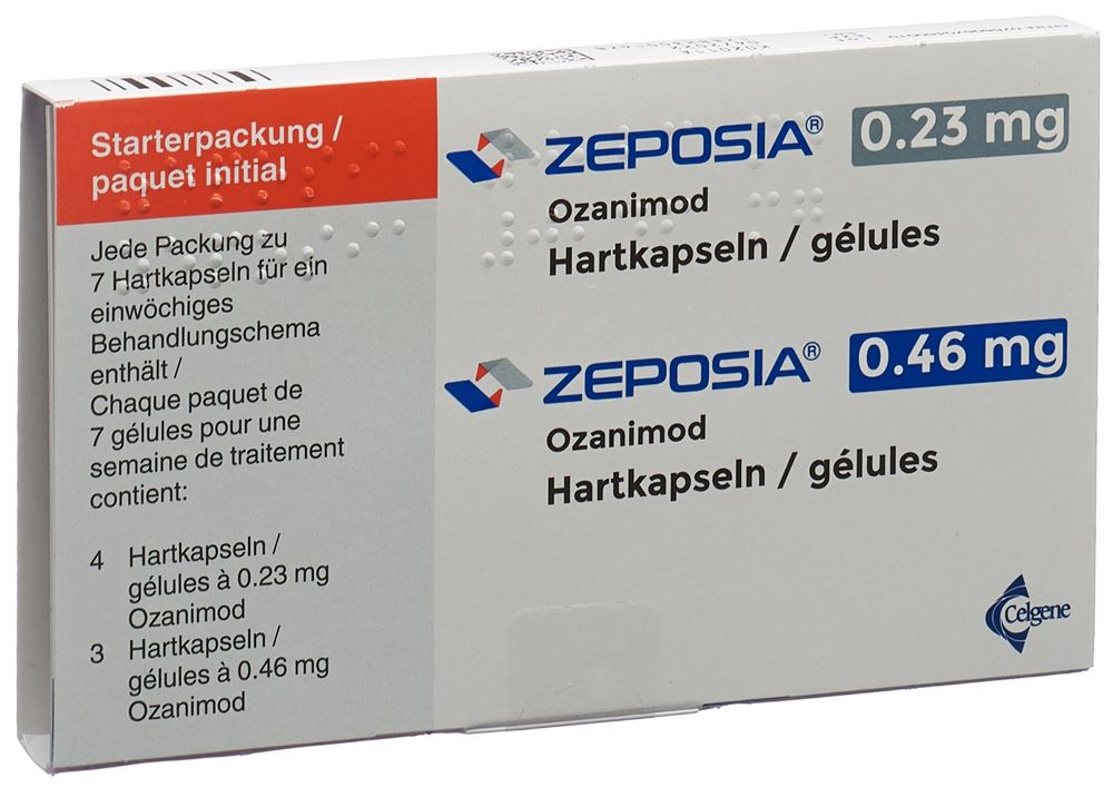 ZEPOSIA emb départ caps 4x0.23mg 3x0.46mg 7 pce
