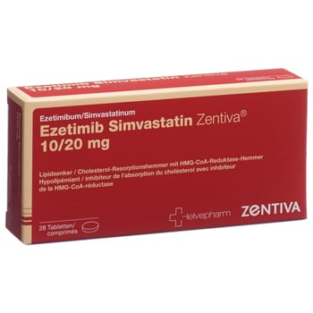 EZETIMIB SIMVASTATIN Mepha Teva 10/20 mg 28 pce
