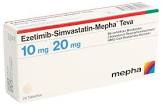 EZETIMIB SIMVASTATIN Mepha Teva 10/20 mg 98 pce