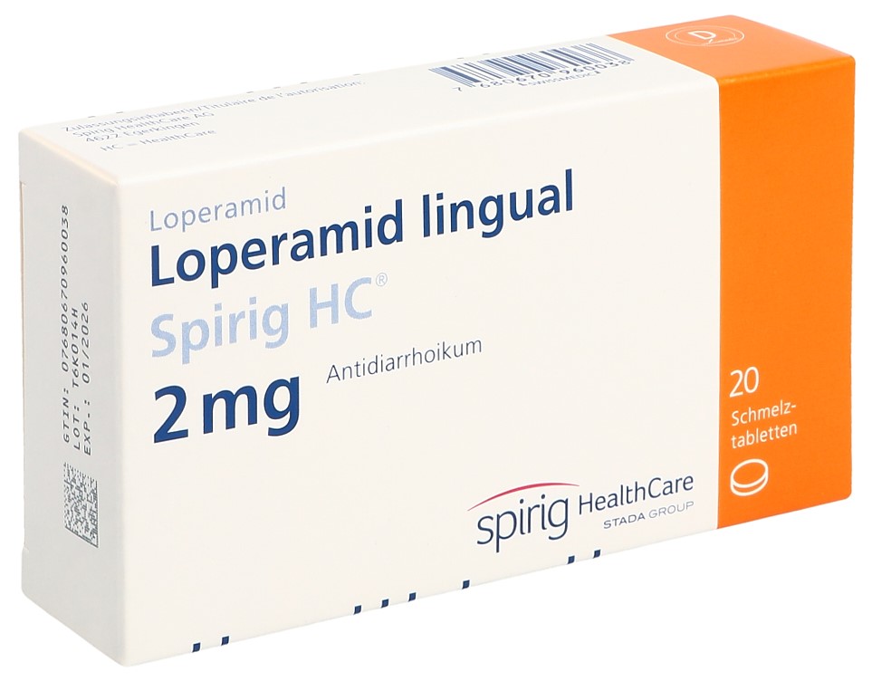 Loperamid lingual Spirig HC, Schmelztabletten
