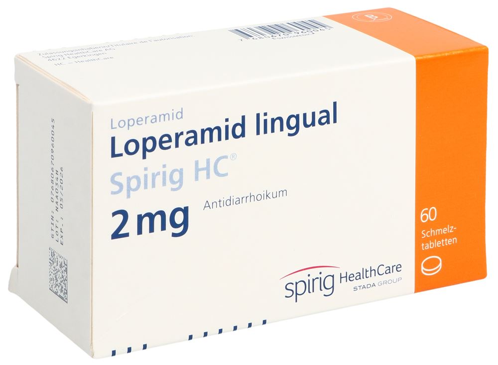 Loperamid lingual Spirig HC, Schmelztabletten