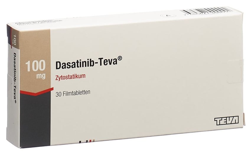 Dasatinib-Teva 100 mg, Filmtabletten